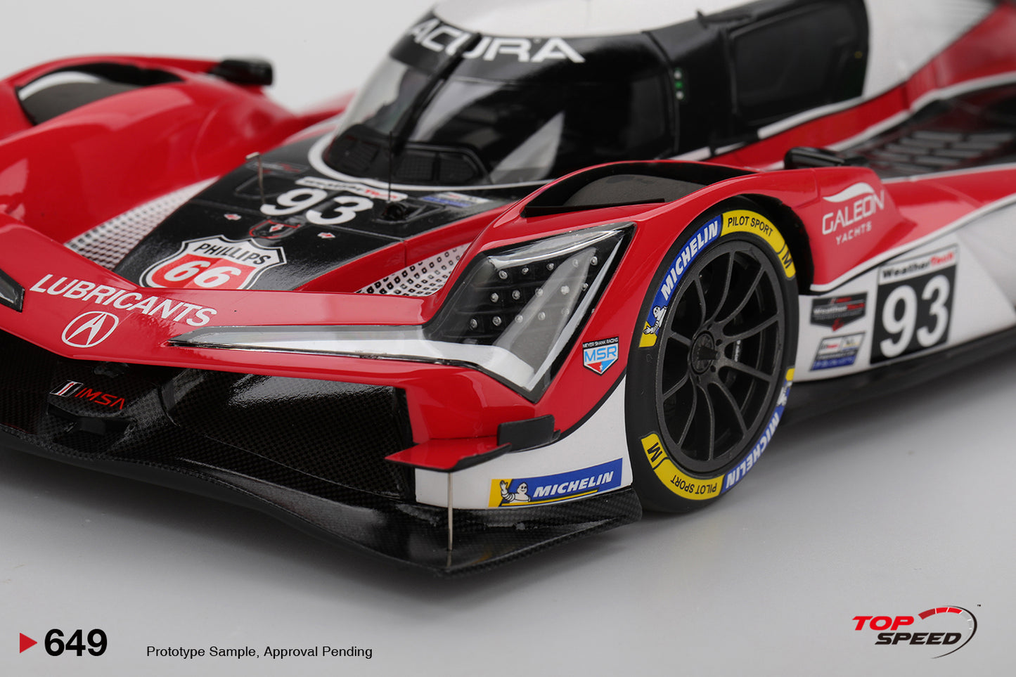 Topspeed Acura ARX-06 #93 Meyer Shank Racing IMSA 3rd 2025 Sebring 12 Hrs 1:18