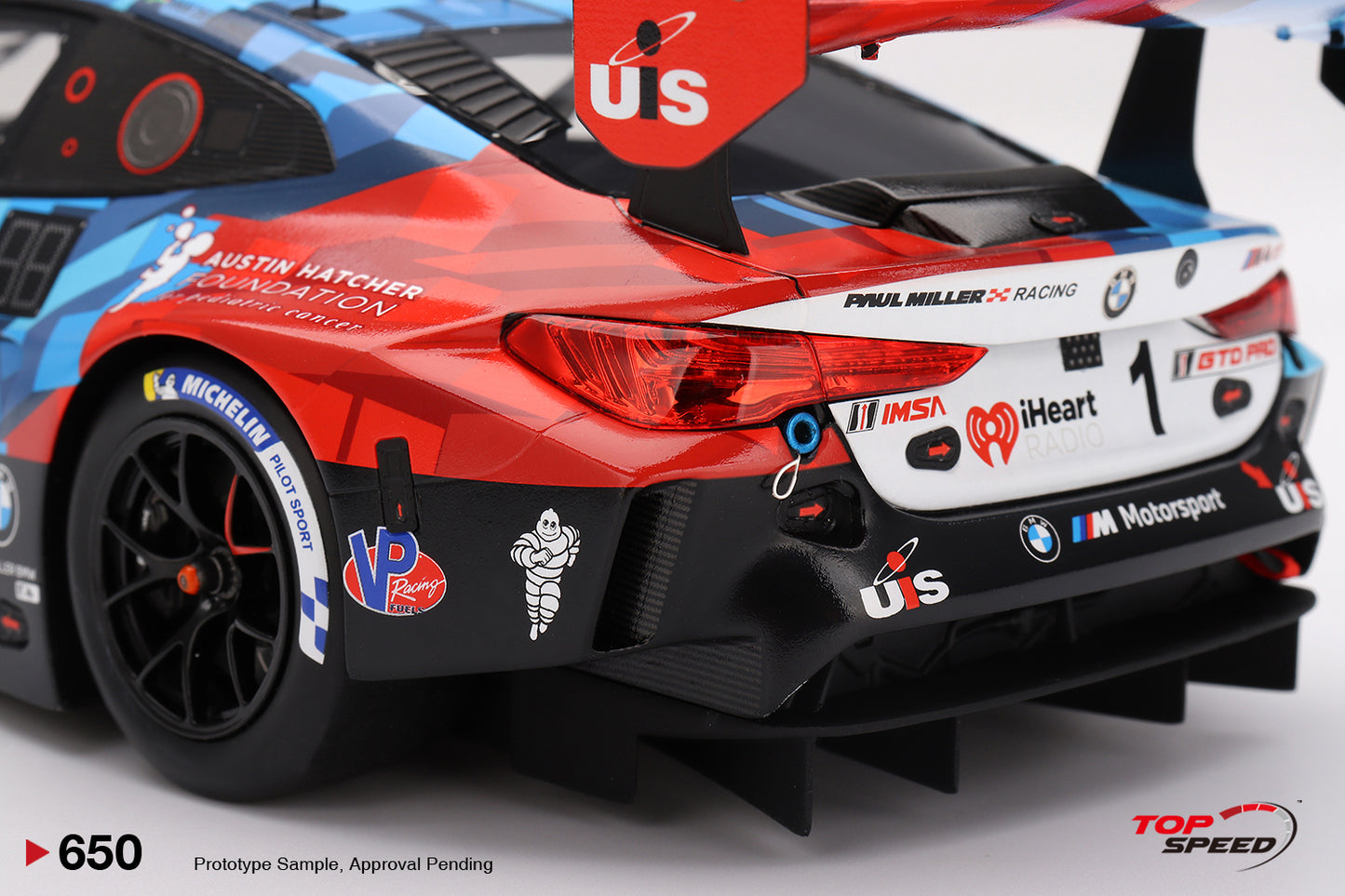 Topspeed BMW M4 GT3 #1 Paul Miller Racing IMSA 2025 IMSA Daytona 24hrs 1:18