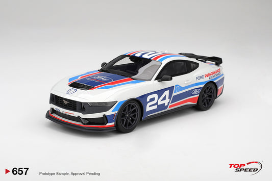 Topspeed Ford Mustang Dark Horse #24 Ford Performance Racing School 1:18