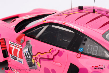 Topspeed Porsche 911 GT3 R (992) #77 Roxy AO Racing 2025 IMSA Detroit Grand Prix 1:18