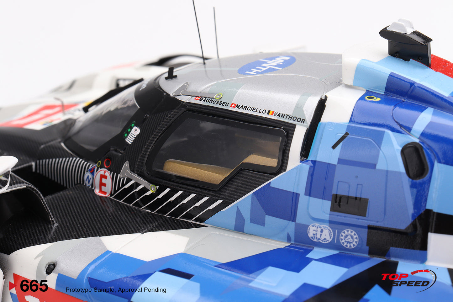 Topspeed BMW M Hybrid V8 #15 BMW M Team WRT 2025 IMSA Le Mans 24 Hrs 1:18