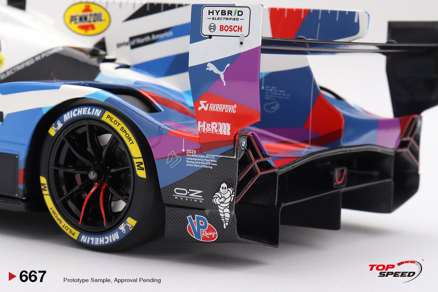 Topspeed BMW M Hybrid V8 GTP #25 BMW M Team RLL 2025 IMSA Sebring 12 Hrs 1:18