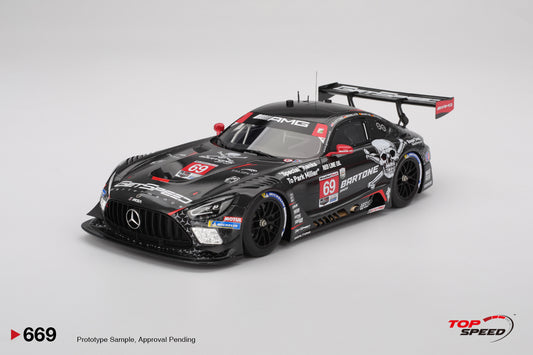 Topspeed Mercedes AMG GT3 EVO #69 GetSpeed 2025 Daytona 24Hrs 1:18