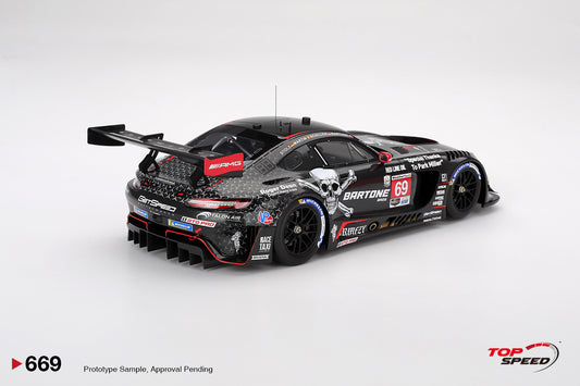 Topspeed Mercedes AMG GT3 EVO #69 GetSpeed 2025 Daytona 24Hrs 1:18