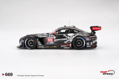 Topspeed Mercedes AMG GT3 EVO #69 GetSpeed 2025 Daytona 24Hrs 1:18