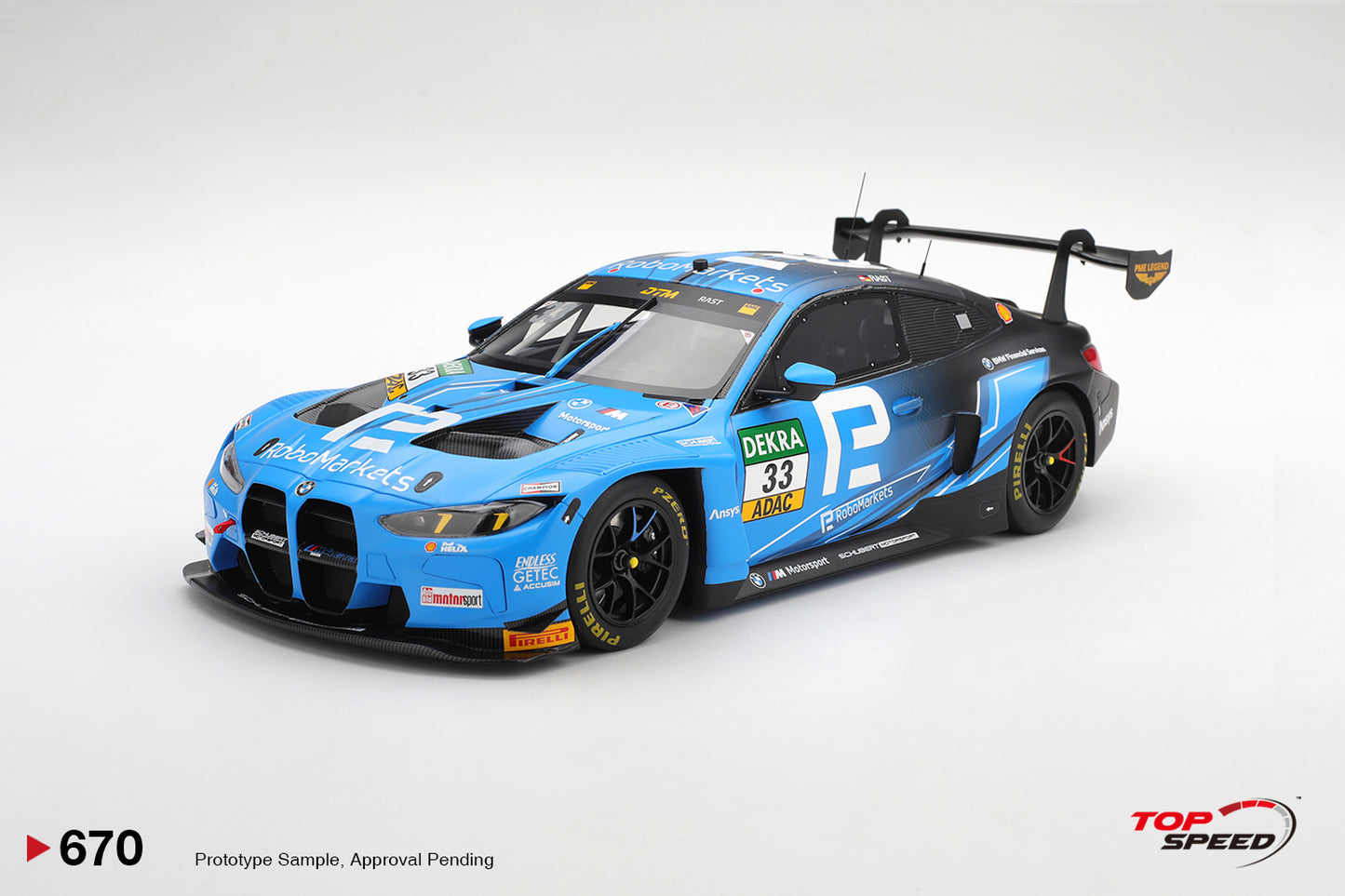 Topspeed BMW M4 GT3 #33 Schubert Motorsport 2025 DTM Zandvoort WINNER 1:18