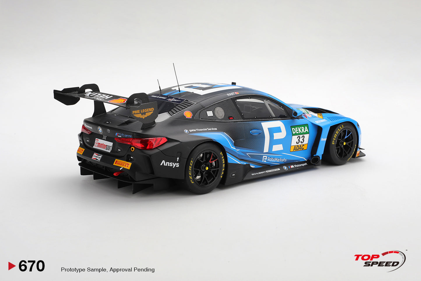 Topspeed BMW M4 GT3 #33 Schubert Motorsport 2025 DTM Zandvoort WINNER 1:18