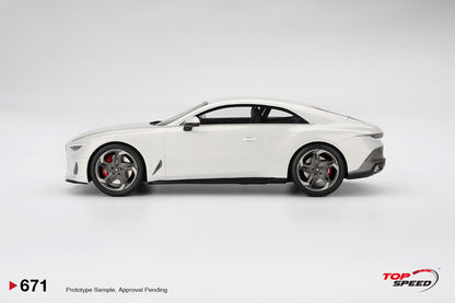 Topspeed Bentley Batur Bonneville Pearl White 1:18