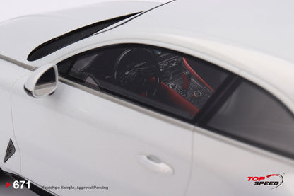 Topspeed Bentley Batur Bonneville Pearl White 1:18