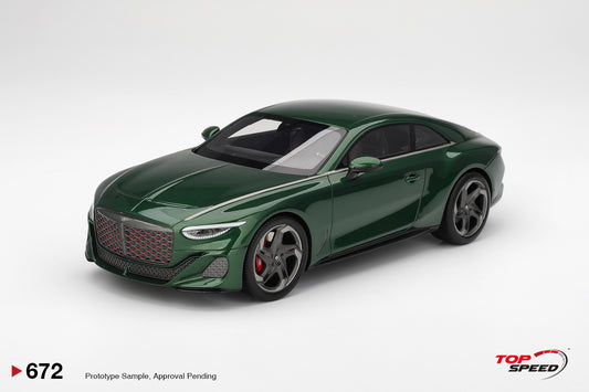 Topspeed Bentley Batur Bonneville Scarab Green 1:18