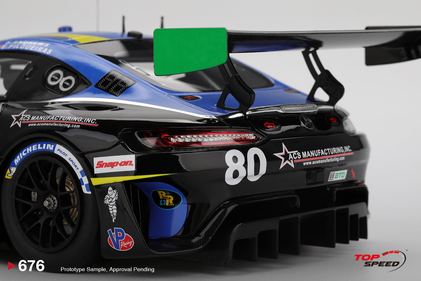 Topspeed Mercedes AMG GT3 EVO #80 Lone Star Racing 2025 Daytona 24Hrs 1:18