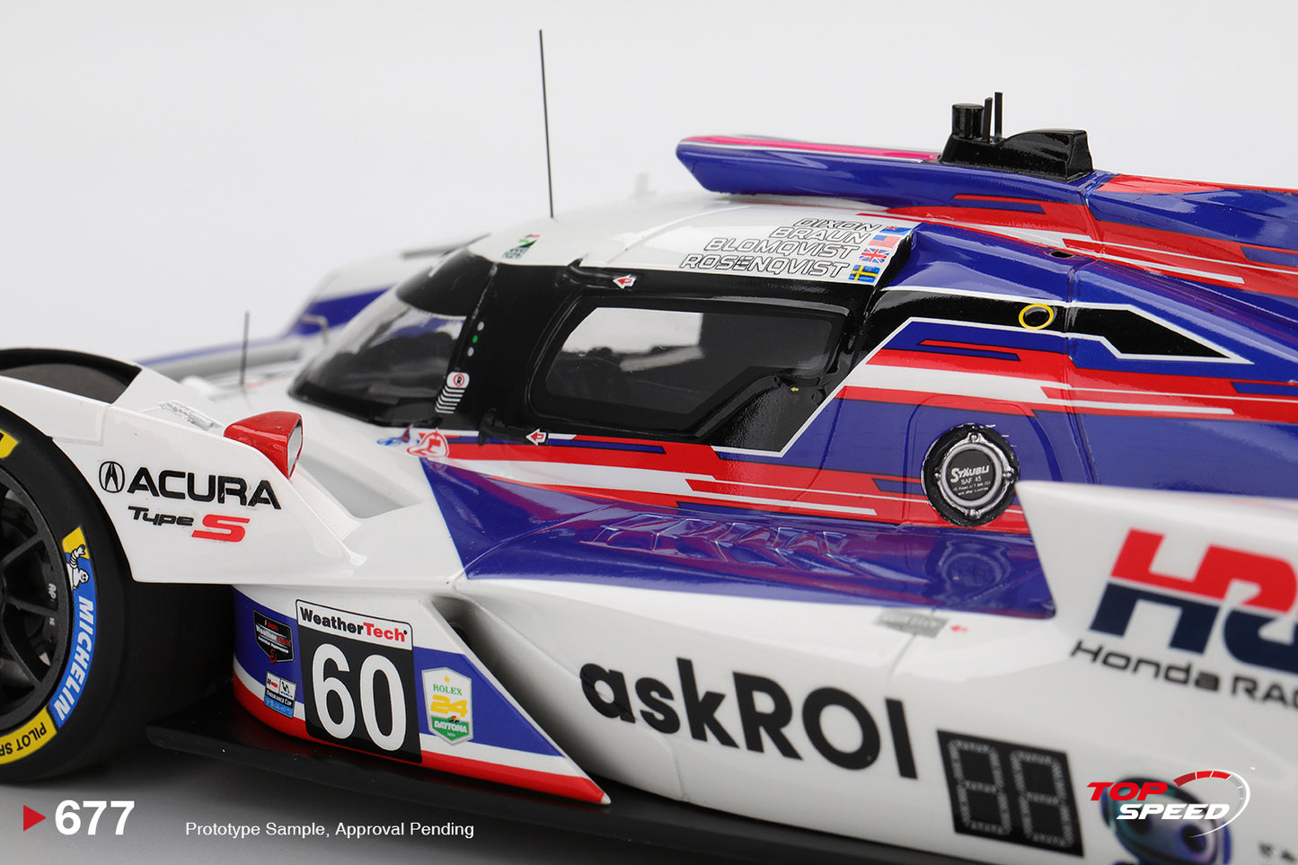 Topspeed Acura ARX-06 #60 Meyer Shank Racing IMSA 2nd Daytona 24 Hrs 2025 1:18