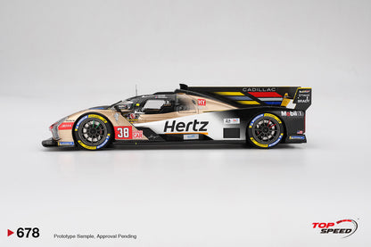 Topspeed Cadillac V-Series.R #38 Cadillac Hertz Team Jota 2025 IMSA Le Mans 24 Hrs 1:18