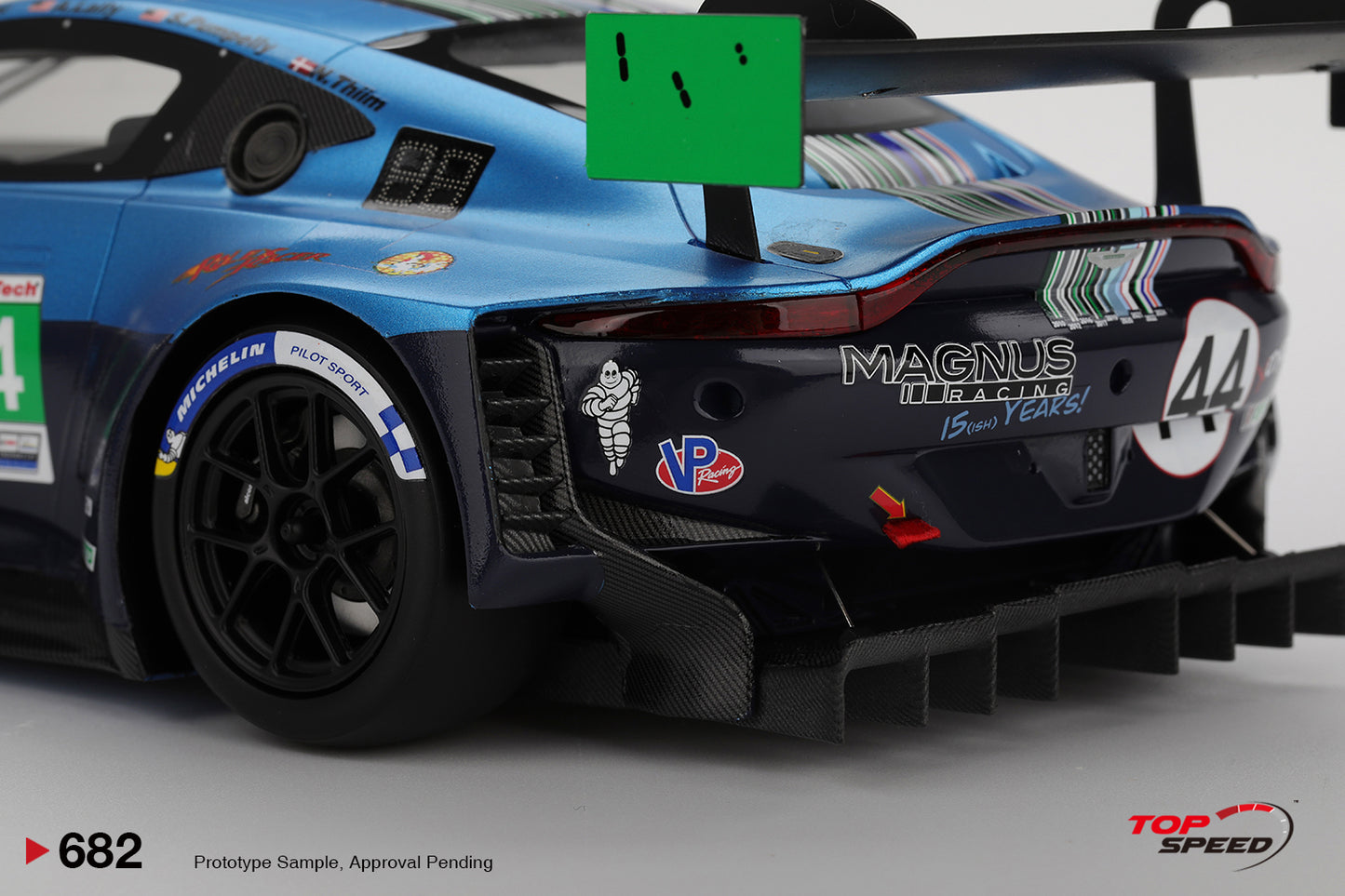 Topspeed Aston Martin Vantage GT3 EVO #44 Magnus Racing 2025 IMSA Daytona 24hrs 1:18