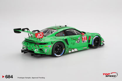 Topspeed Porsche 911 GT3 R (992) #77 Rexy AO Racing IMSA Winner 2025 Sebring 12hrs 1:18
