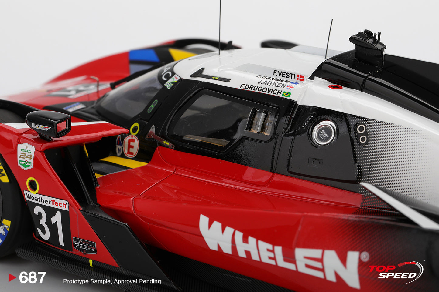 Topspeed Cadillac V-Series.R #31 Whelen Cadillac Racing 2025 IMSA Daytona 24 Hrs 1:18