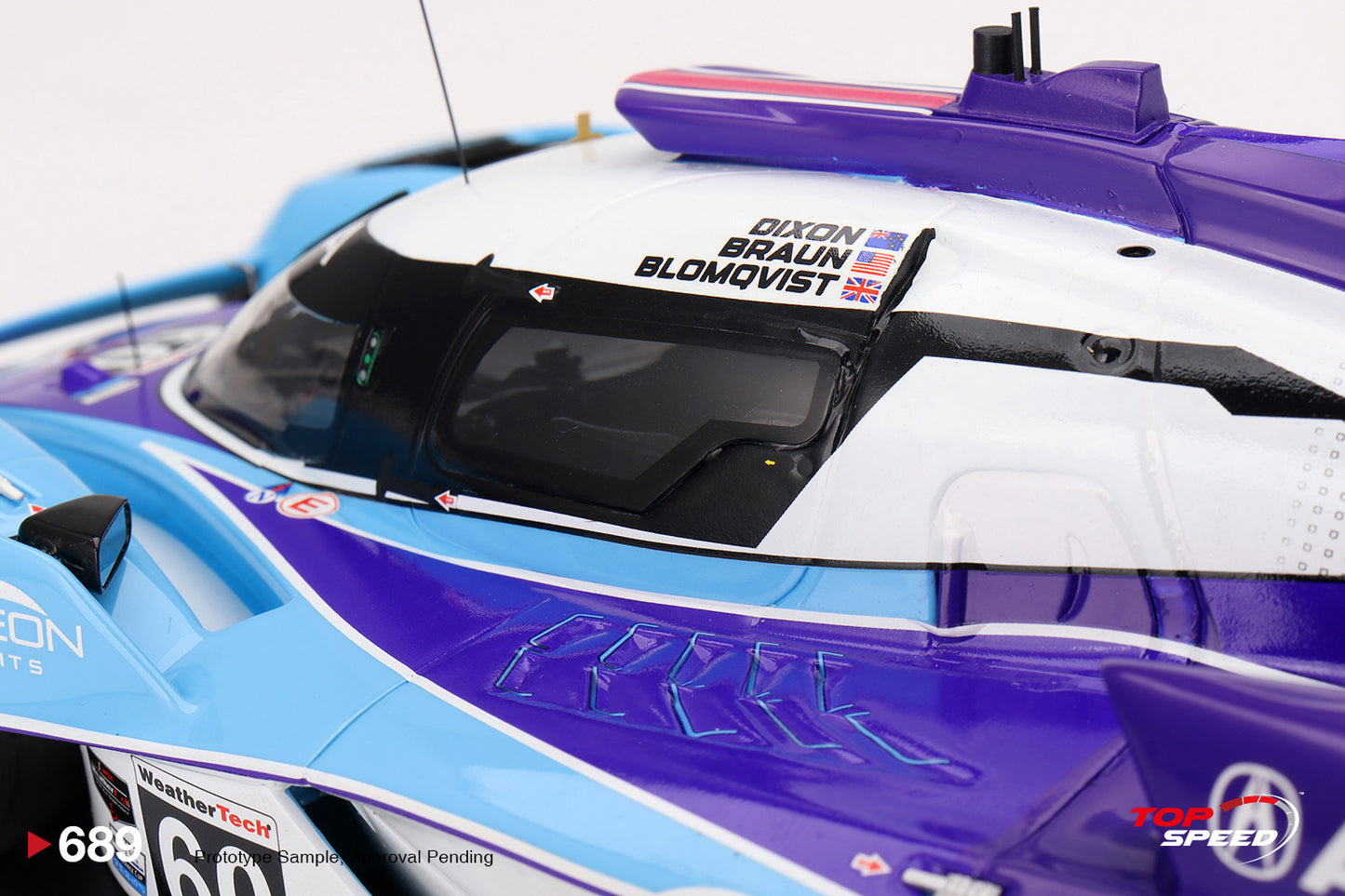 Topspeed Acura ARX-06 #60 Meyer Shank Racing IMSA 10th 2025 Sebring 12 Hrs 1:18