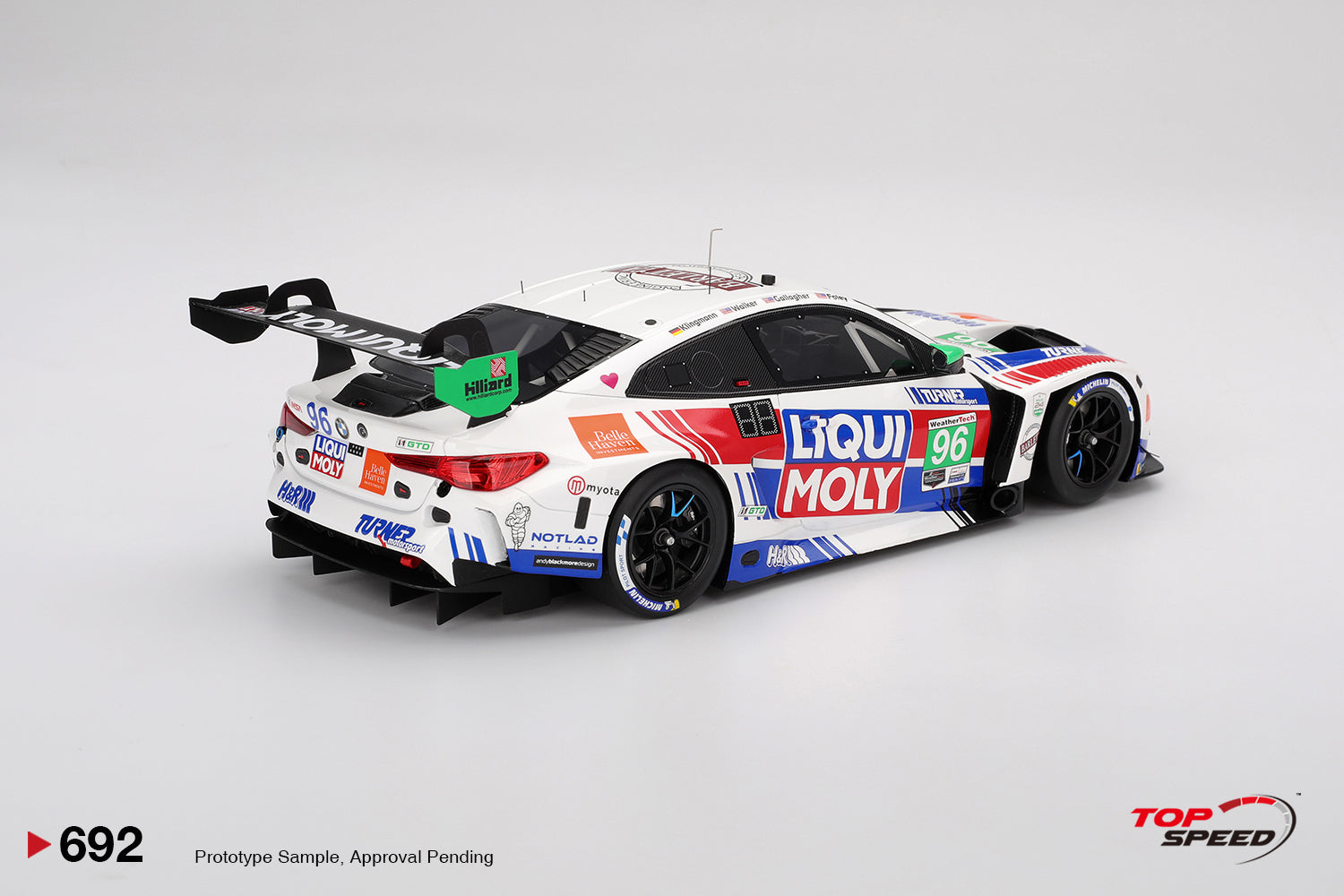 Topspeed BMW M4 GT3 #96 Turner Motorsport IMSA 2025 IMSA Daytona