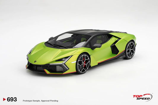 Topspeed Lamborghini Revuelto Verde Citrea (Matte Green) 1:18