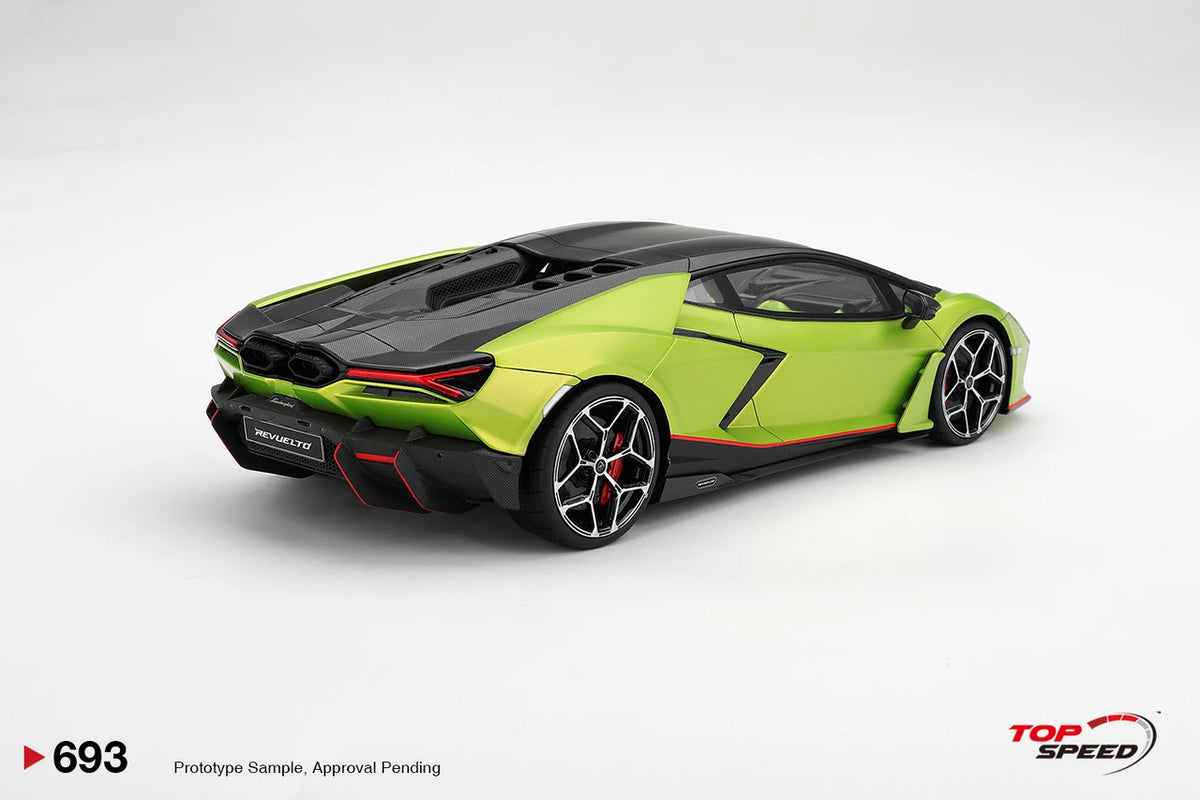 Topspeed Lamborghini Revuelto Verde Citrea (Matte Green) 1:18