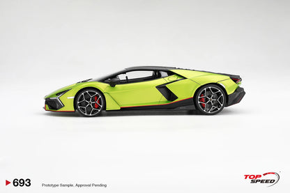Topspeed Lamborghini Revuelto Verde Citrea (Matte Green) 1:18
