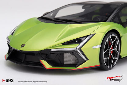 Topspeed Lamborghini Revuelto Verde Citrea (Matte Green) 1:18
