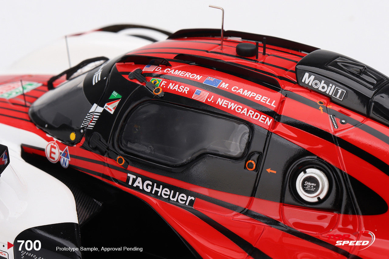 Topspeed Porsche 963 #7 Penske Motorsport IMSA 2024 Daytona 24Hrs Winner Red 1:18