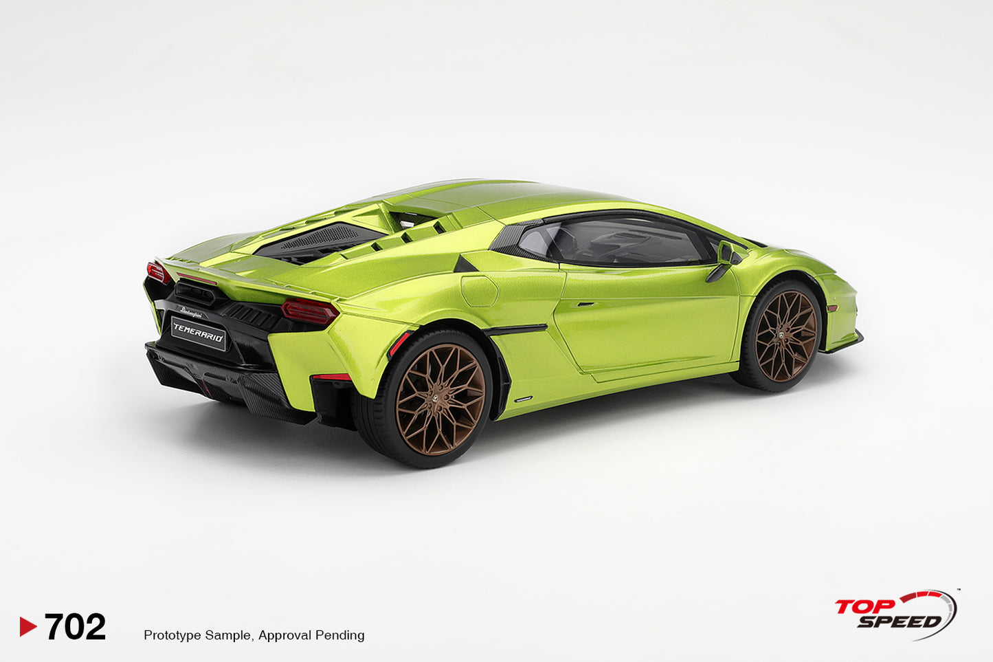 Topspeed Lamborghini Temerario Verde Citrea (Citrus Green) 1:18