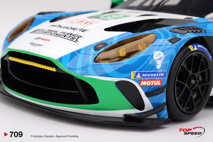 Topspeed Aston Martin Vantage GT3 EVO #19 van der Steur Racing 2025 IMSA Daytona 24hrs 1:18