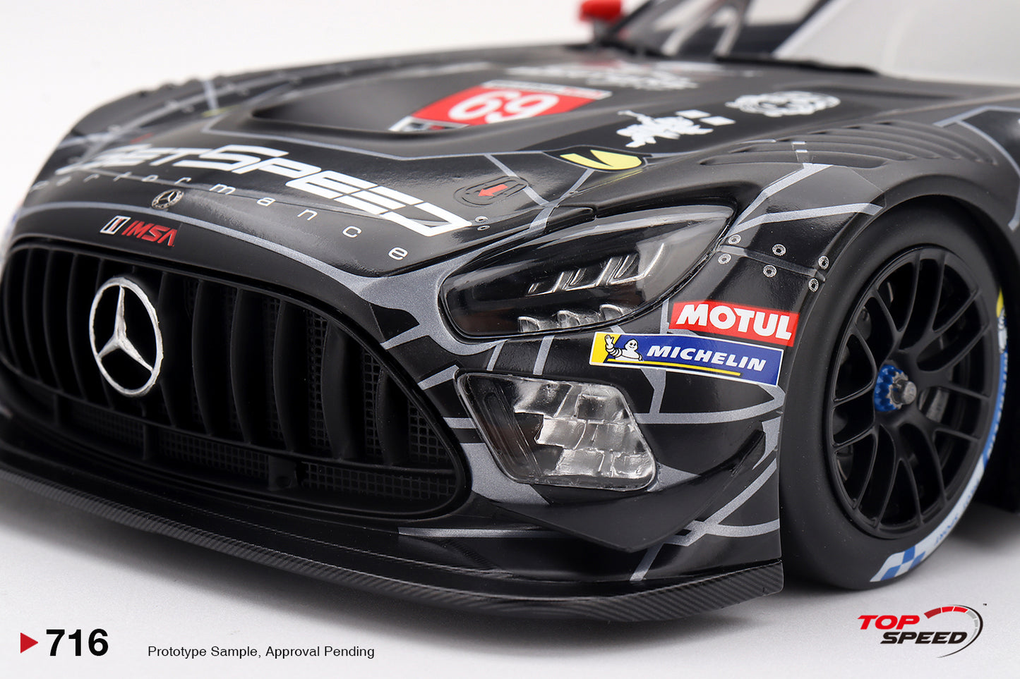 Topspeed Mercedes AMG GT3 EVO #69 GetSpeed 2026 Daytona 24Hrs 1:18