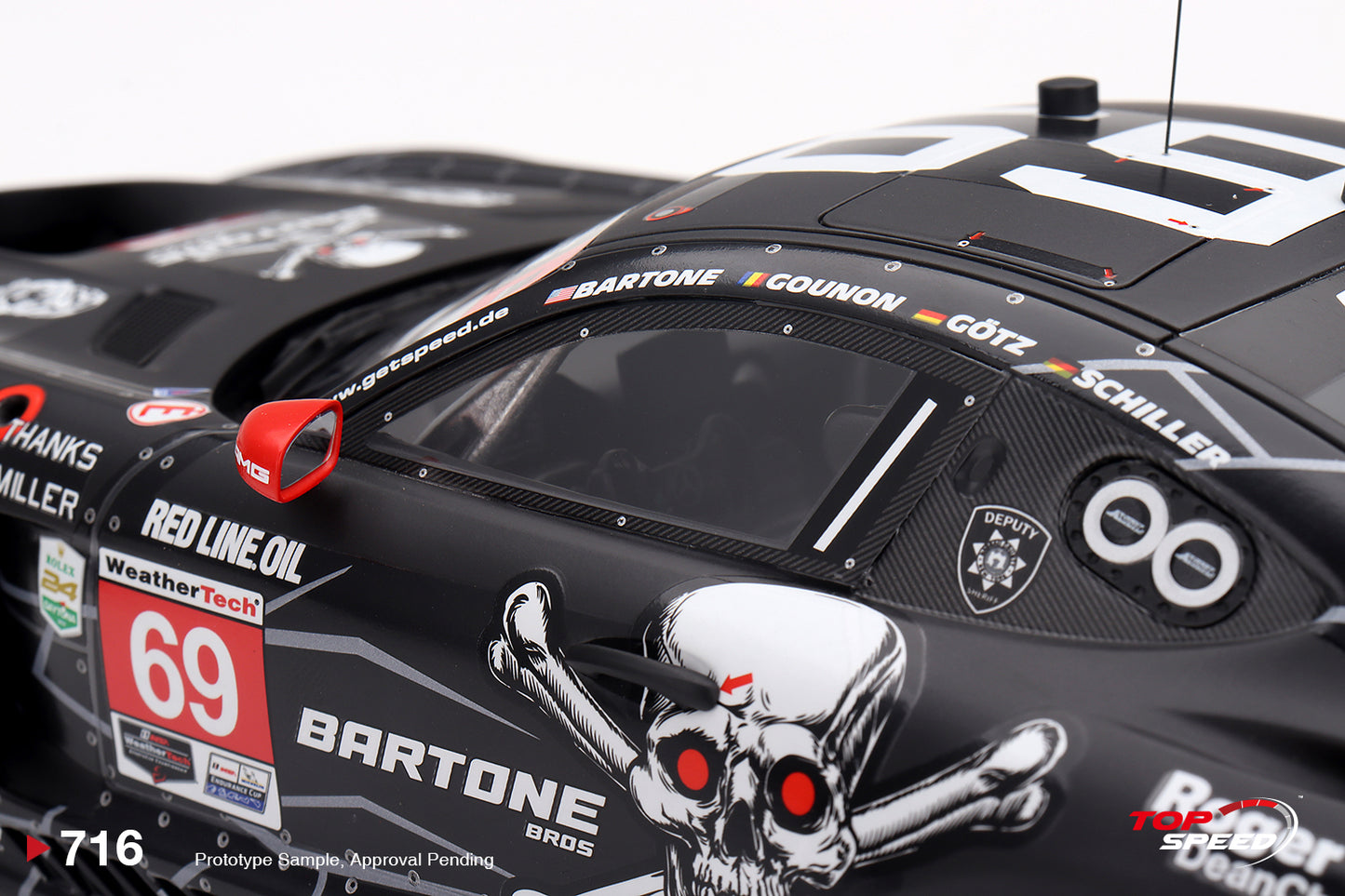 Topspeed Mercedes AMG GT3 EVO #69 GetSpeed 2026 Daytona 24Hrs 1:18