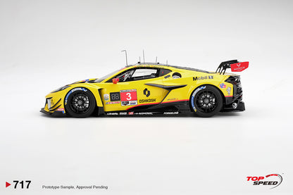 Topspeed Chevrolet Corvette C8 Z06 GT3.R #3 Corvette Racing by Pratt Miller Motorsports 2026 IMSA 24hrs of Daytona 1:18