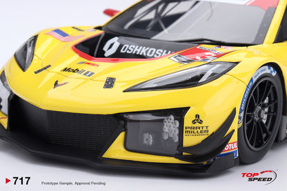 Topspeed Chevrolet Corvette C8 Z06 GT3.R #3 Corvette Racing by Pratt Miller Motorsports 2026 IMSA 24hrs of Daytona 1:18