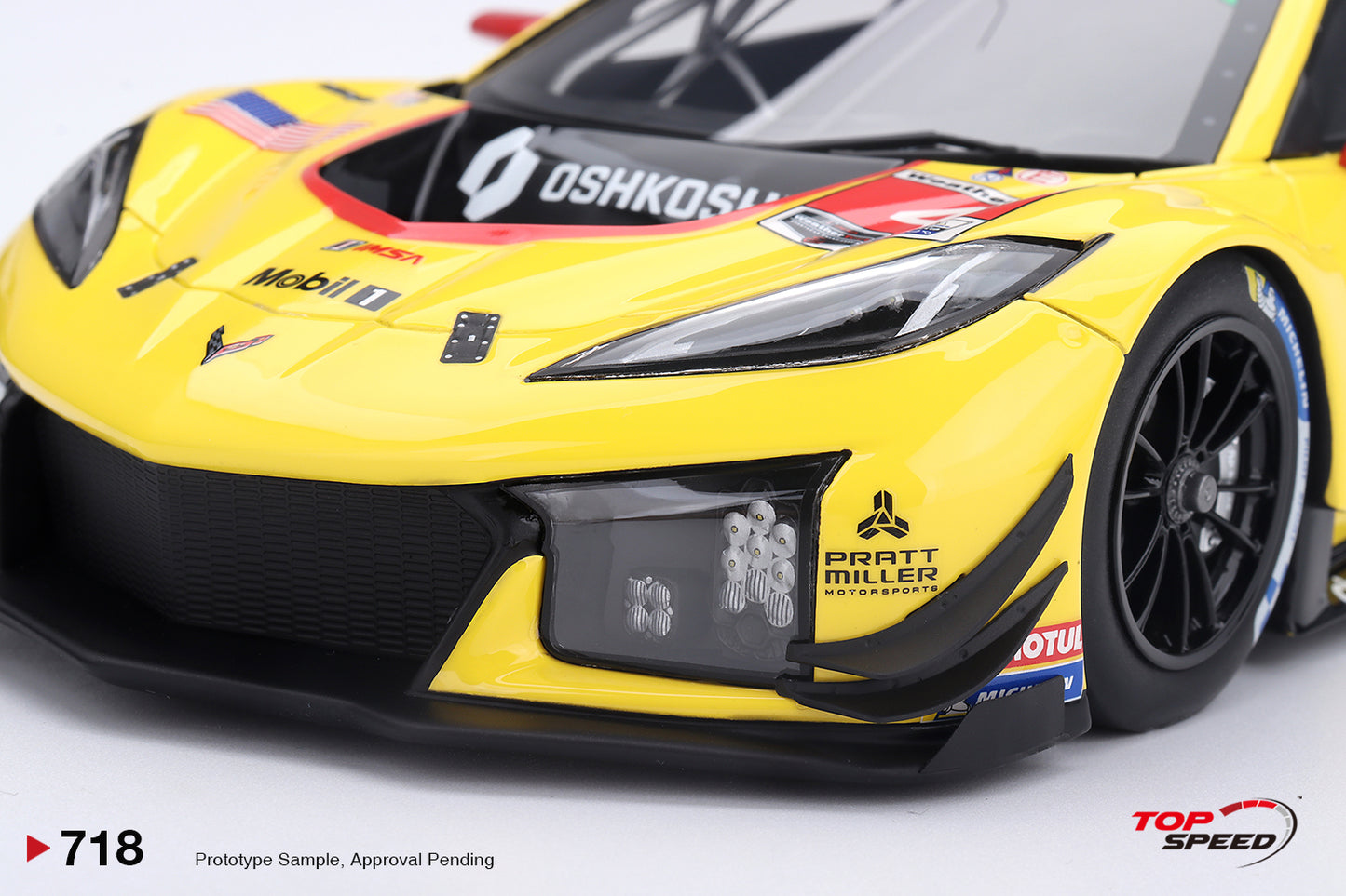 Topspeed Chevrolet Corvette C8 Z06 GT3.R #4 Corvette Racing by Pratt Miller Motorsports 2025 IMSA 24hrs of Daytona 1:18