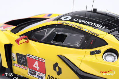 Topspeed Chevrolet Corvette C8 Z06 GT3.R #4 Corvette Racing by Pratt Miller Motorsports 2025 IMSA 24hrs of Daytona 1:18