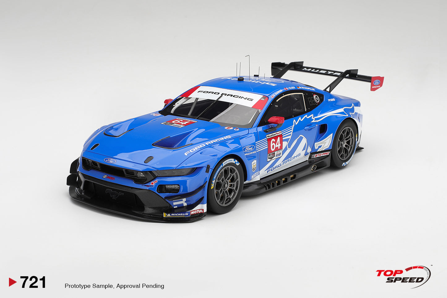 Topspeed Ford Mustang GT3 #64 Ford Racing 2026 IMSA Daytona 24hrs 1:18