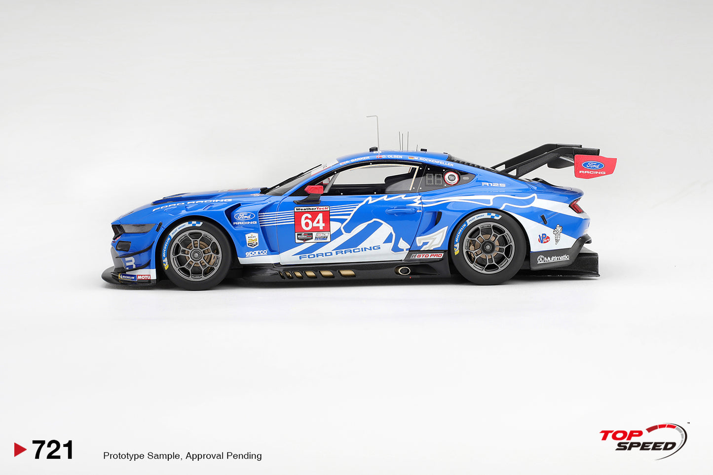 Topspeed Ford Mustang GT3 #64 Ford Racing 2026 IMSA Daytona 24hrs 1:18