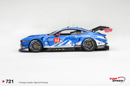 Topspeed Ford Mustang GT3 #64 Ford Racing 2026 IMSA Daytona 24hrs 1:18