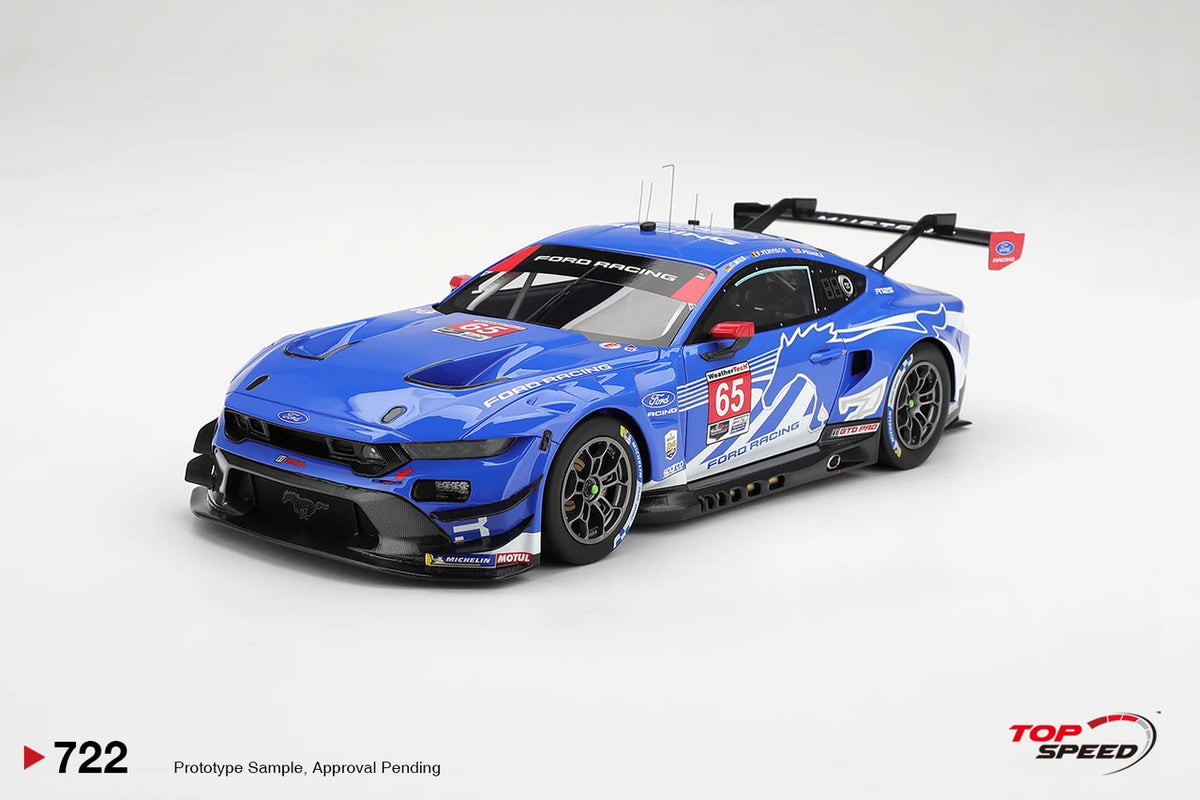 Topspeed Ford Mustang GT3 #65 Ford Multimatic Motorsports 2026 IMSA Daytona 24hrs 1:18