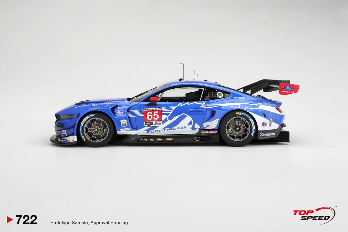 Topspeed Ford Mustang GT3 #65 Ford Multimatic Motorsports 2026 IMSA Daytona 24hrs 1:18