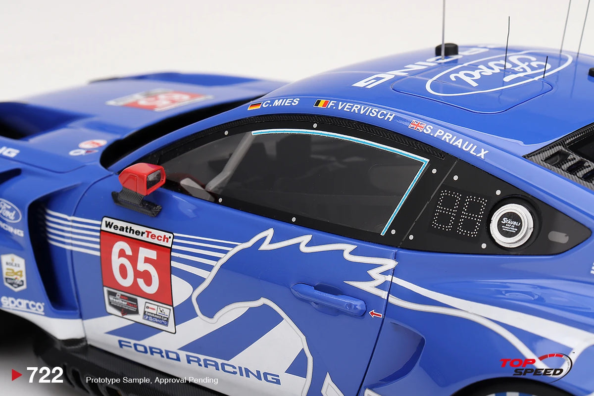 Topspeed Ford Mustang GT3 #65 Ford Multimatic Motorsports 2026 IMSA Daytona 24hrs 1:18
