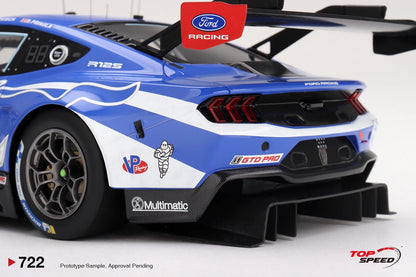 Topspeed Ford Mustang GT3 #65 Ford Multimatic Motorsports 2026 IMSA Daytona 24hrs 1:18