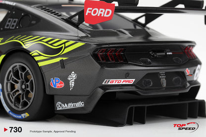 Topspeed Ford Mustang GT3 #64 Ford Multimatic 2nd 2026 IMSA Michelin GT Challenge at VIR 1:18