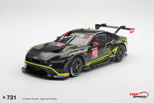Topspeed Ford Mustang GT3 #65 Ford Multimatic 6th 2025 IMSA Michelin GT Challenge at VIR 1:18