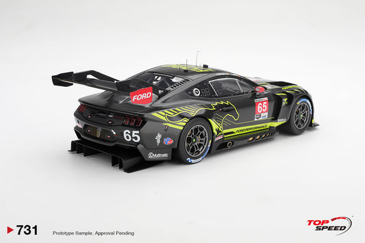 Topspeed Ford Mustang GT3 #65 Ford Multimatic 6th 2025 IMSA Michelin GT Challenge at VIR 1:18