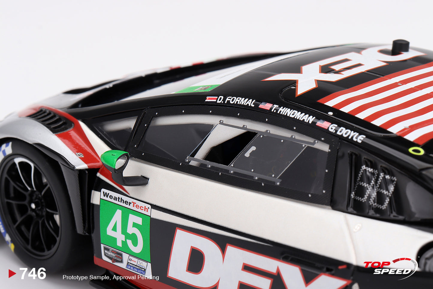 Topspeed Lamborghini Huracan GT3 EVO2 #45 DEX Wayne Taylor Racing IMSA WINNER 2026 Laguna Seca 1:18