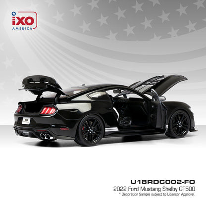Ixo 2022 Ford Shelby Mustang Shelby GT500 Shadow Black 1:18