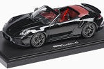 Spark Model Porsche 911 992.2 Turbo S Cabriolet Black 1:18 DEALER EDITION