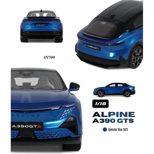 Otto 2025 Alpine A390 GTS Specular Blue 1:18