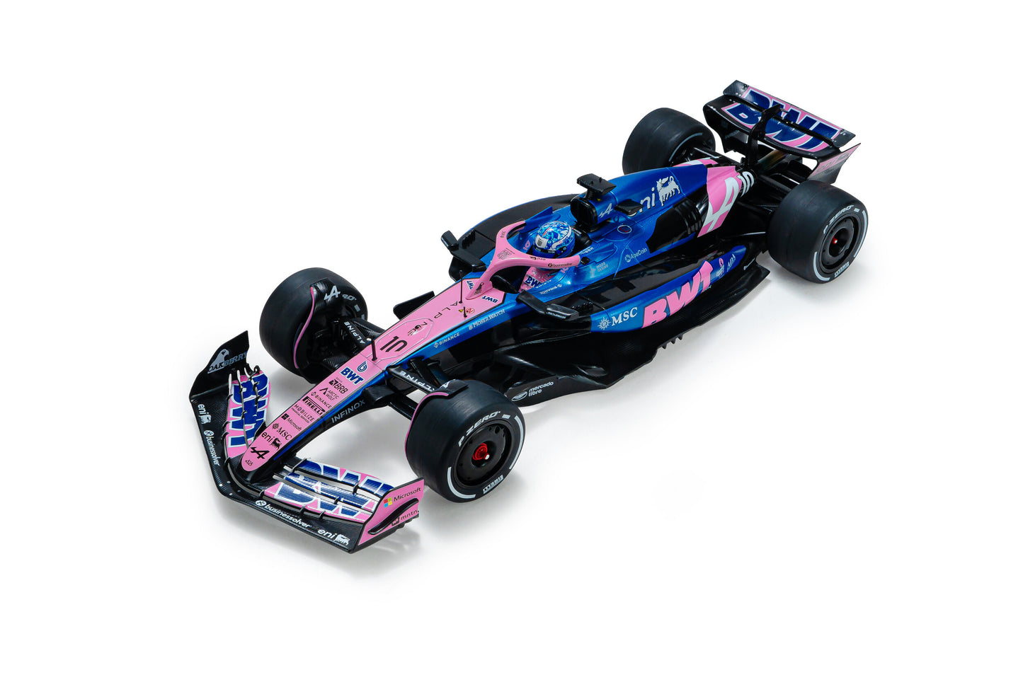 Solido Alpine F1 Team A525 #10 Gasly Bahrain GP 2025 Pink 1:18